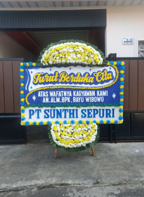 Papan Bunga Duka di Sendangarum